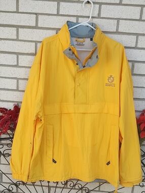 Yellow Pullover Windbreaker